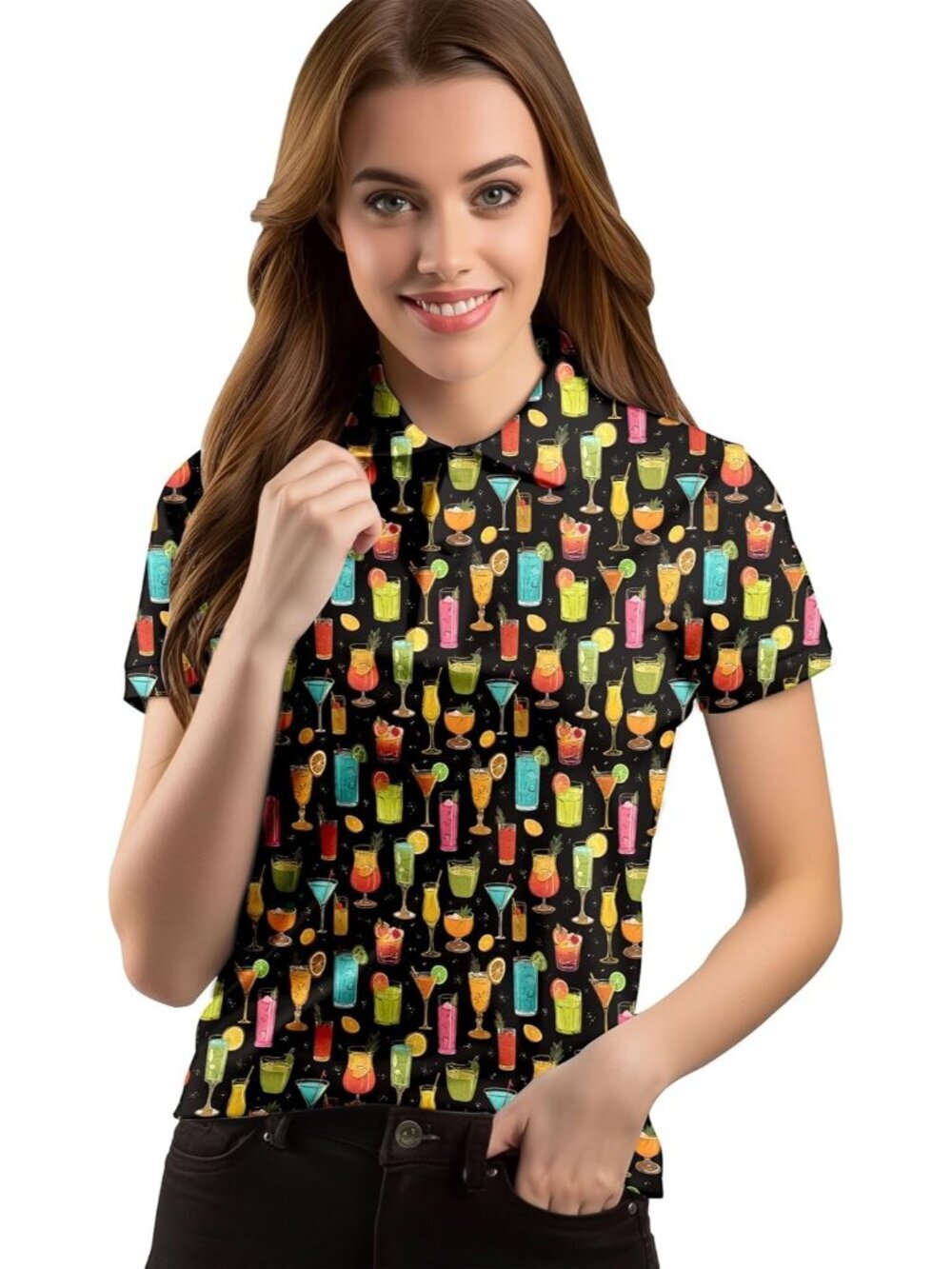Women Cocktail Short Sleeve Quick Dry Tennis Shirts Athletic Yoga Tops Fit